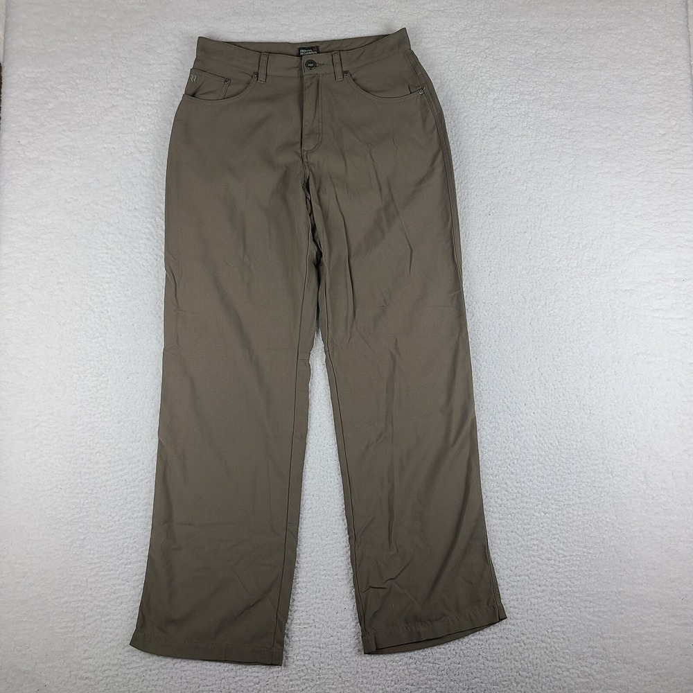 Royal Robbins Pants Mens 30x32 Brown Baggy Loose Performance Tech Chino *